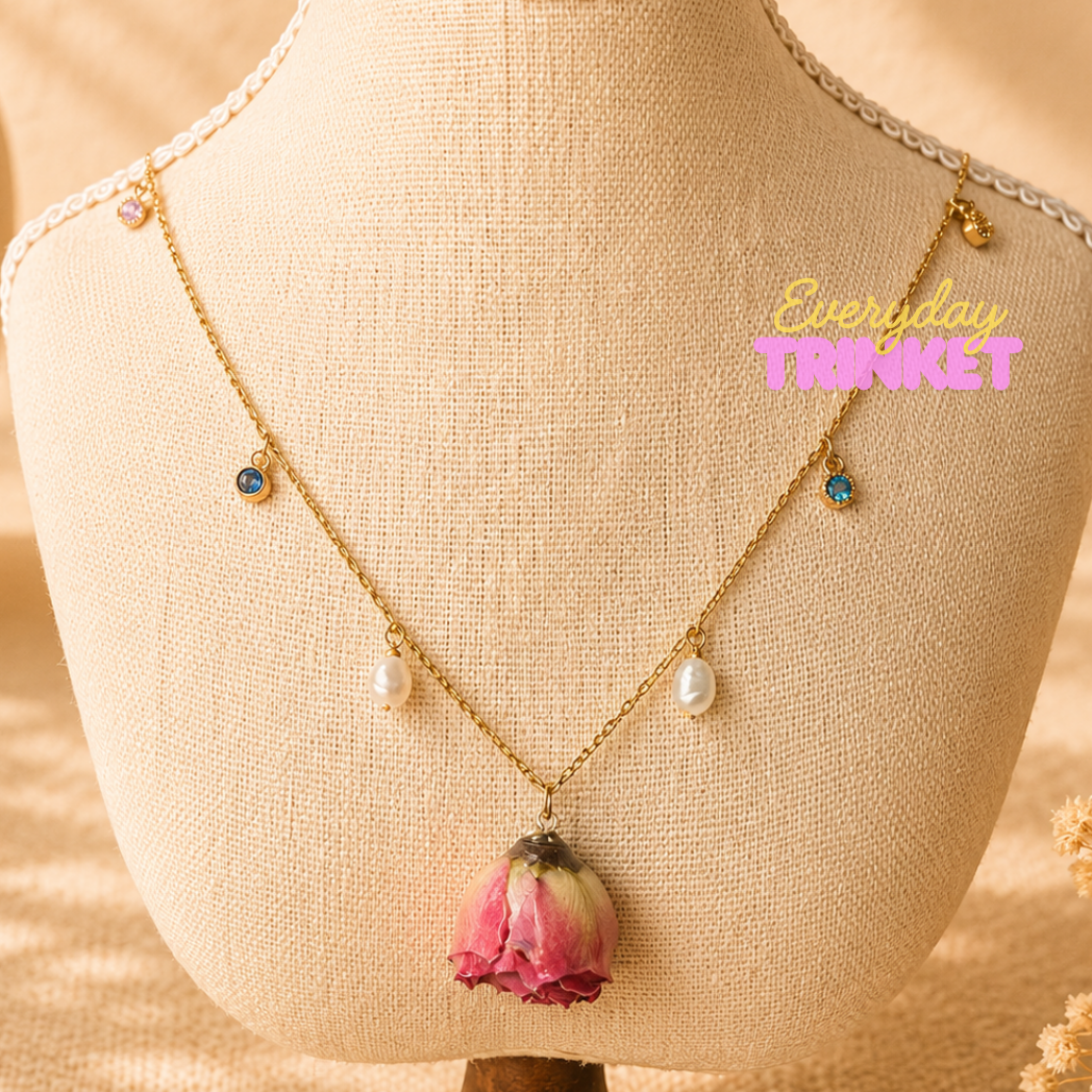 Real Rose Necklace