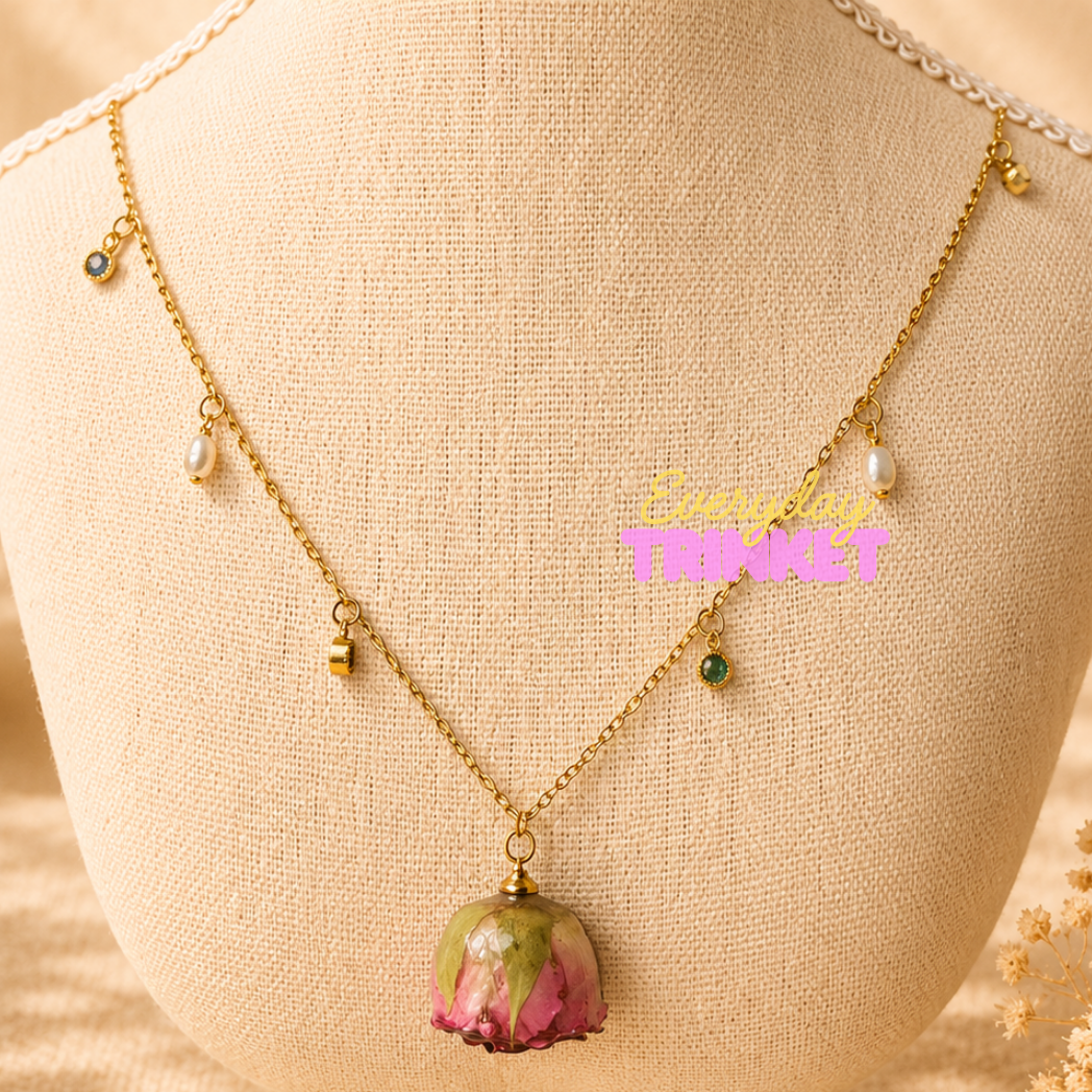 Real Rose Necklace