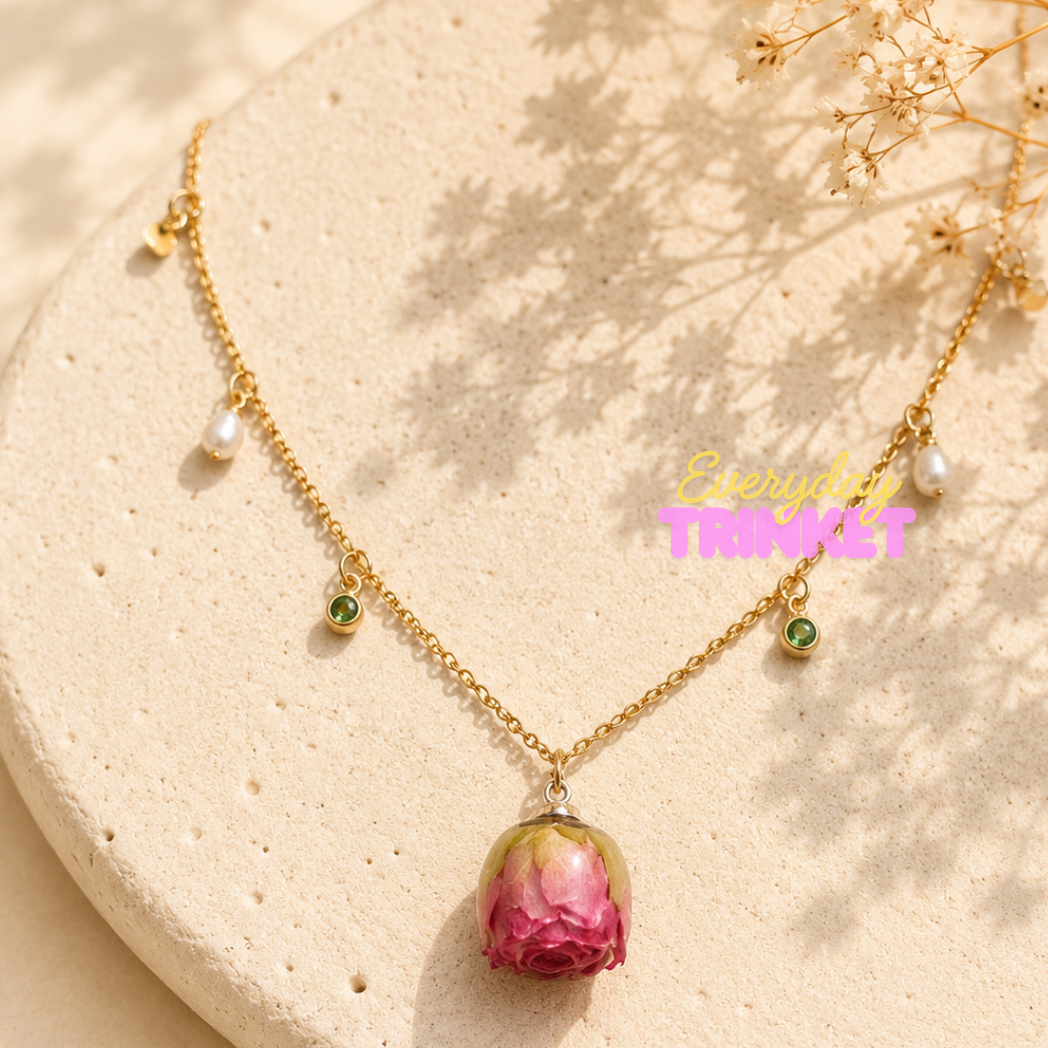 Real Rose Necklace