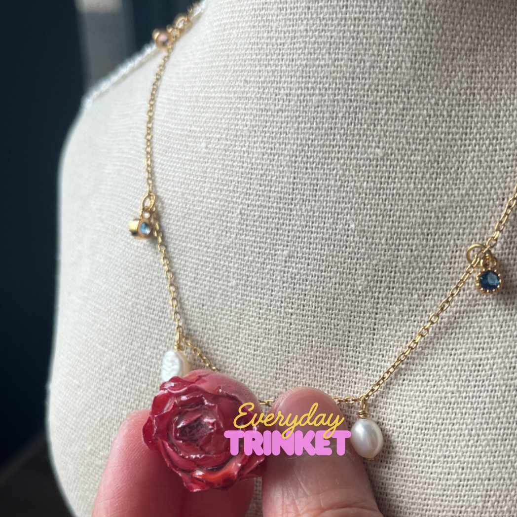 Real Rose Necklace