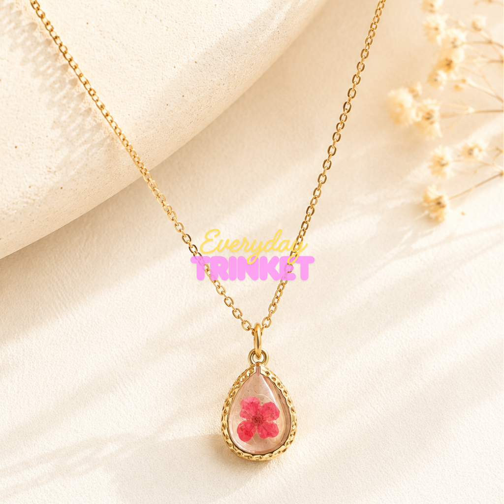 Little Narcissus Waterdrop Necklace
